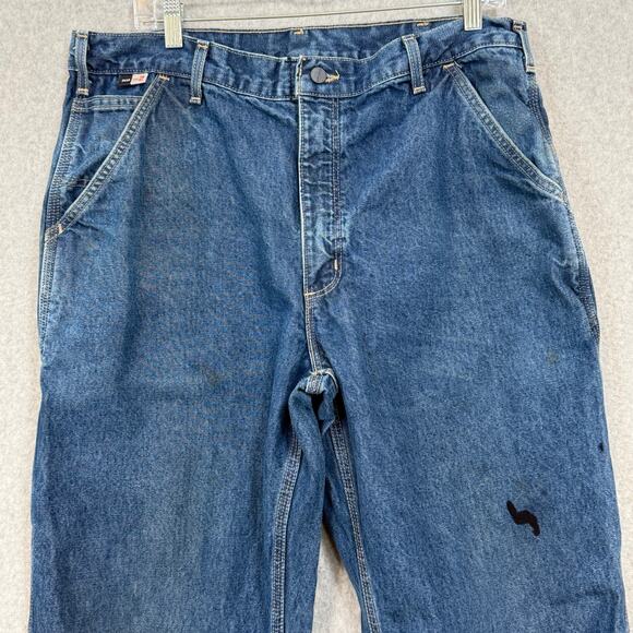 Carhartt FR Cat 2 Jeans Size 36x32 ATPV 16 NFPA Flame Resist Carpenter Workwear - Picture 4 of 16